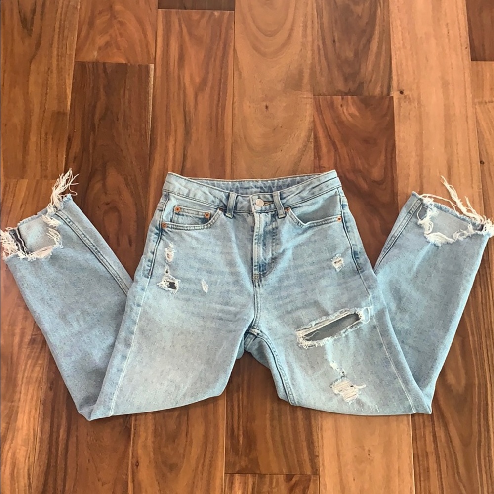 Topshop Boyfriend Jeans size 0